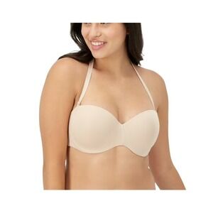 Maidenform Strapless Bra Strapless‎ Bra 38DDD Nude Beige Convertible Formal Prom